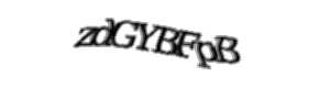 Security check image, please type the characters shown