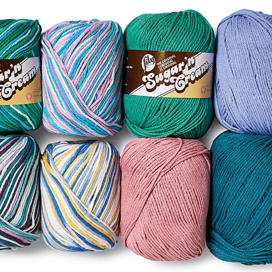 Lily Sugar'n Cream Super Size Yarn.