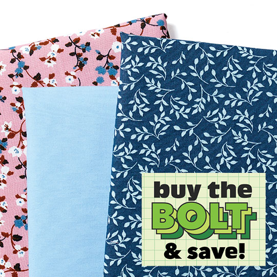 Quilters Showcase. Buy the BOLT and save!