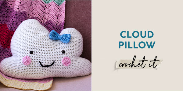 Cloud Pillow. CROCHET IT.