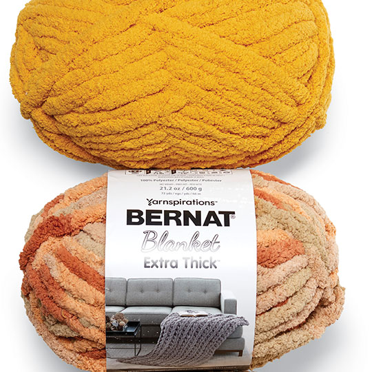 Bernat Extra Thick Yarn.