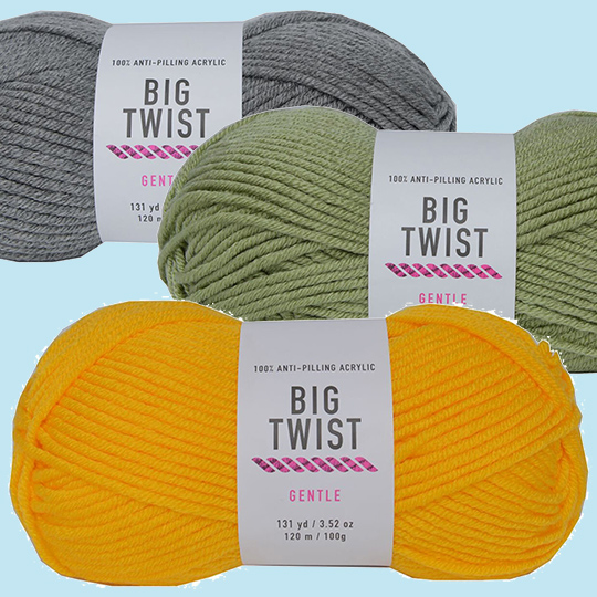 Big Twist Gentle Yarn.