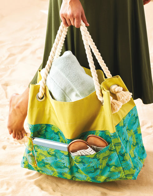 Cotton and Canvas Beach Tote.