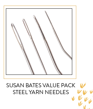 Susan Bates Value Pack Steel Yarn Needles.