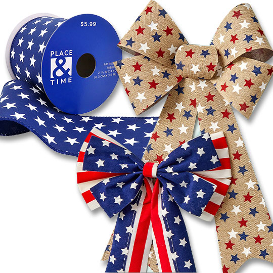 Patriotic Ribbons and Bows