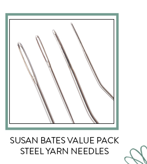 Susan Bates Value Pack Steel Yarn Needles.