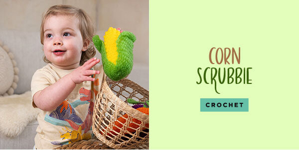 Corn Scrubbie. CROCHET.