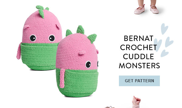 Bernat Crochet Cuddle Monsters. GET PATTERN.