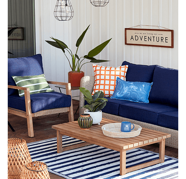 Finish off your deck with outdoor decor for summer style