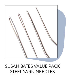 Susan Bates Value Pack Steel Yarn Needles