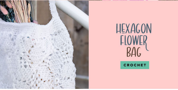 Hexagon Flower Bag. CROCHET.