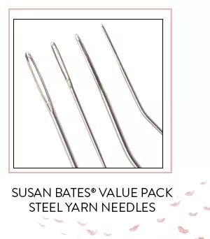 Susan Bates Value Pack Steel Yarn Needles.