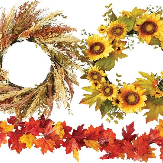 Bloom Room Fall Garlands and Wreaths