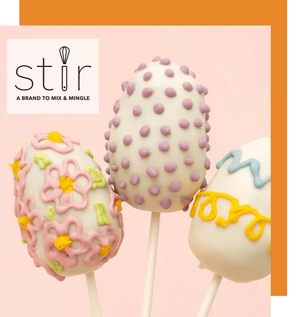 Easter Egg Cake Pops.