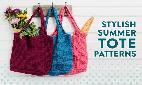 Stylish Summer Tote Patterns.