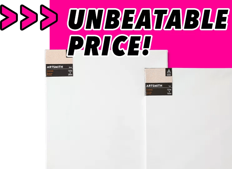 Unbeatable Price! Super Value Canvas Pack