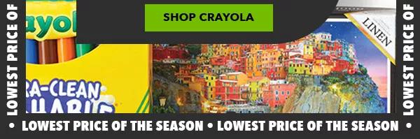 Kids' Kits, Puzzles, Games and Crayola Art Supplies. Lowest Price of the Season. SHOP CRAYOLA.
