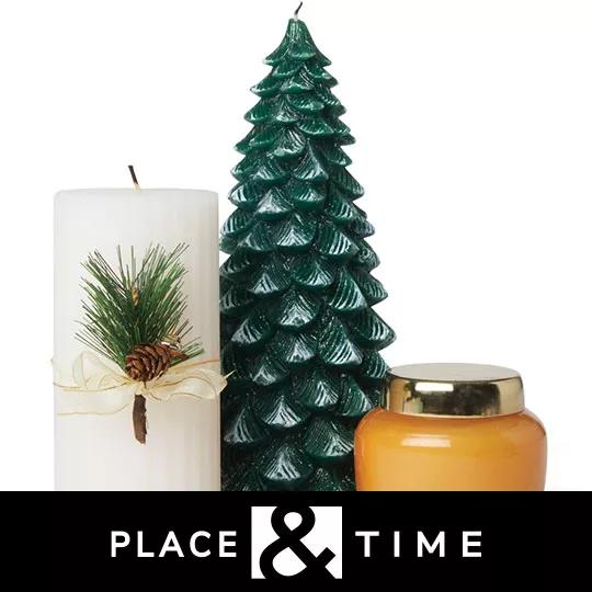 Place and Time Holiday Candles