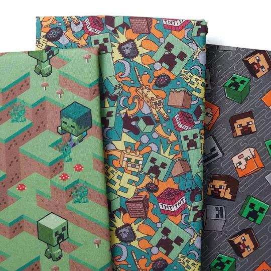 Entire Stock Licensed Character Fabrics and No-Sew Throw Kits.