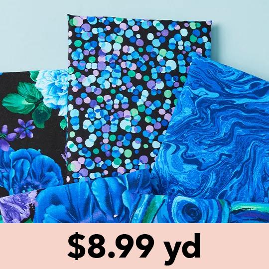 $8.99 yd Premium Cotton Fabrics