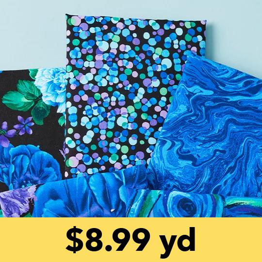 $8.99 yd Premium Cotton Fabrics