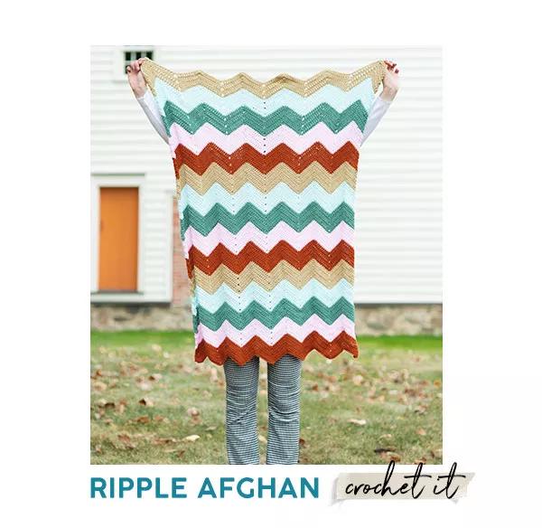 Ripple Afghan Crochet It