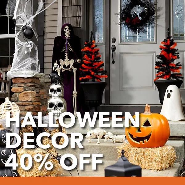 Halloween Decor 40% off.