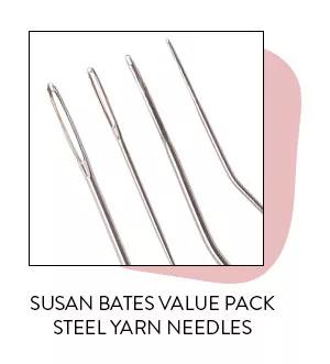 Susan Bates value pack steel yarn needles