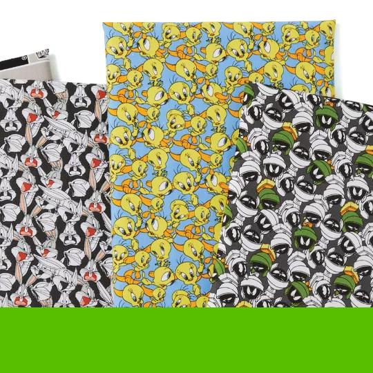 Up to 50% off Licensed Character Fabrics & No-Sew Throw Kits