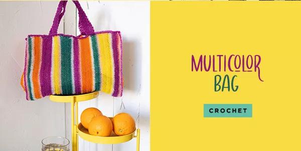 Multicolor Bag. Crochet