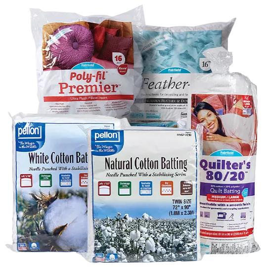 DOORBUSTER. 50% off Batting and Pillow Forms. SHOP ALL.