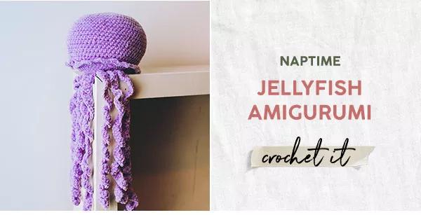 Naptime. Jellyfish Amigurumi. Knit it.