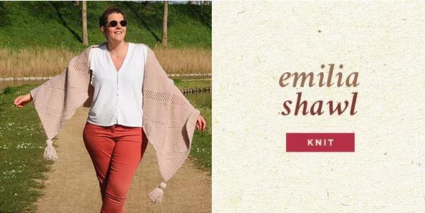 emilia shawl Knit