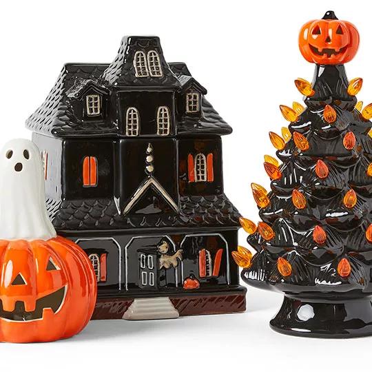 Place and Time Halloween Decor.