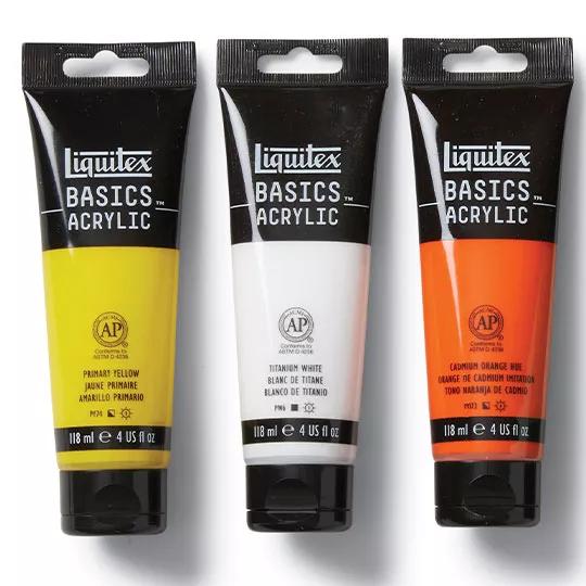 Liquitex Basics 118ml Acrylic Paints.