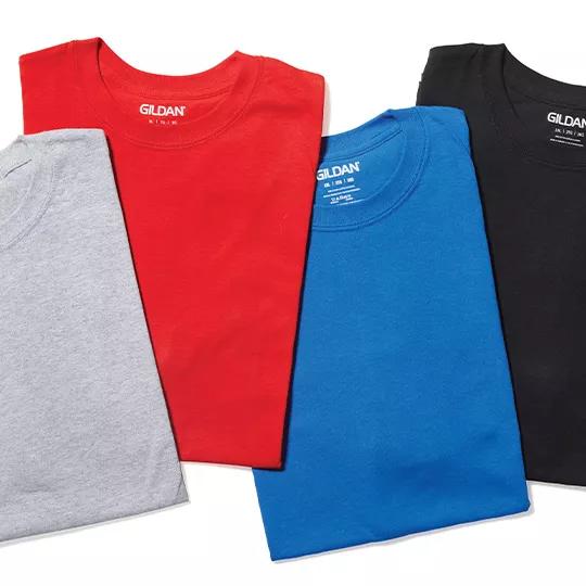 Gildan Adult, Youth and Toddler T-Shirts.