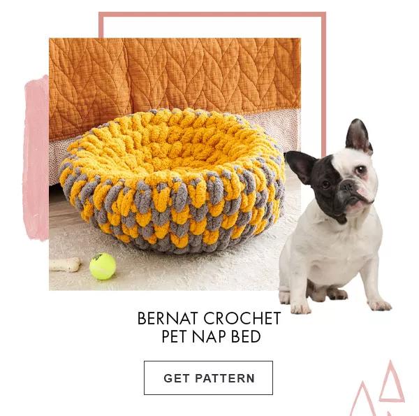 Bernat Crochet Pet Nap Bed