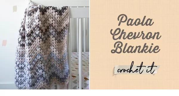 Paola Chevron Blankie. crochet it.