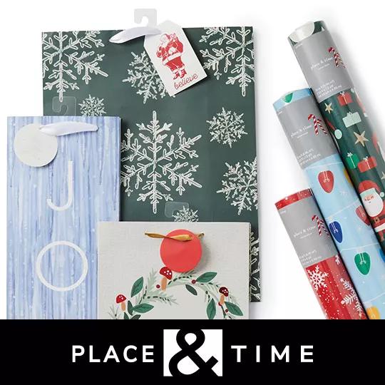 Place and Time Giftwrap, Bags, Tags and Accessories*.