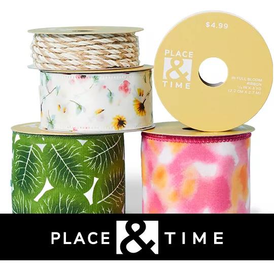Place and Time Spring Ribbon and Bows.