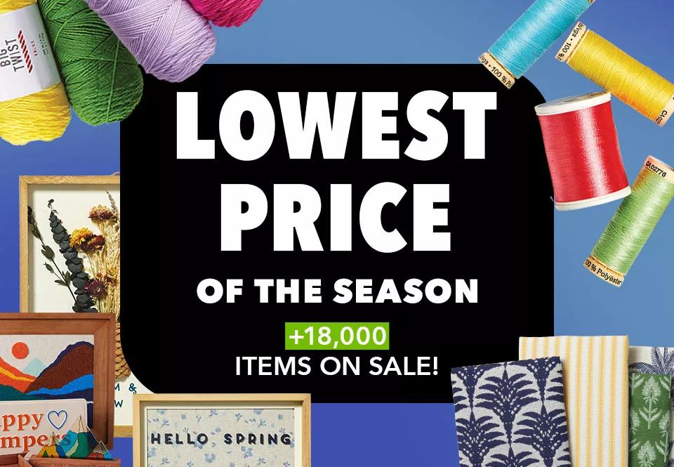 Lowest Price of the Season. Over 18,000 items on sale! SHOP NOW.