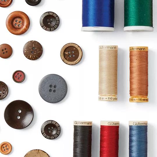 Entire Stock Buttons and Thread.