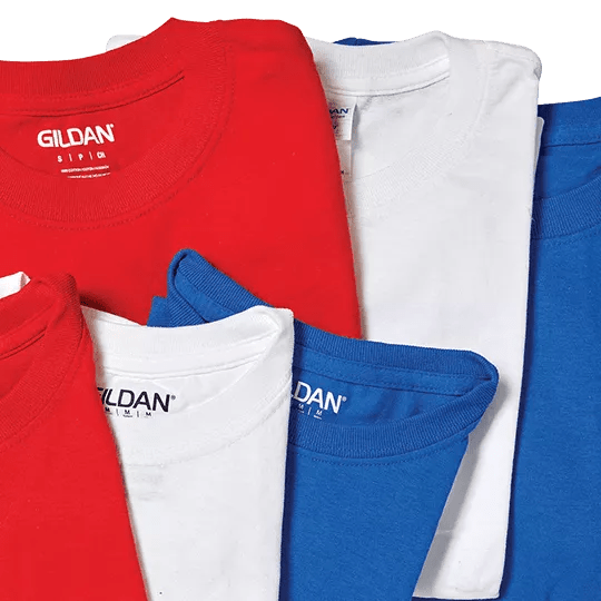 Gildan T-Shirts.