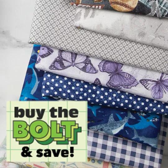 Buy the Bolt and save! Keepsake Calico and Novelty Cotton Prints.