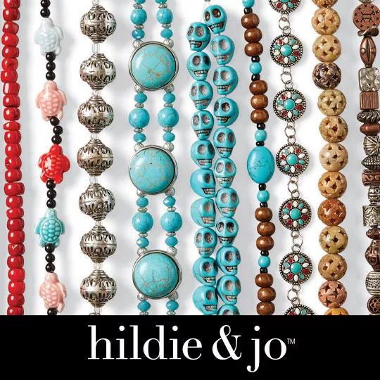 hildie and jo Strung Beads.