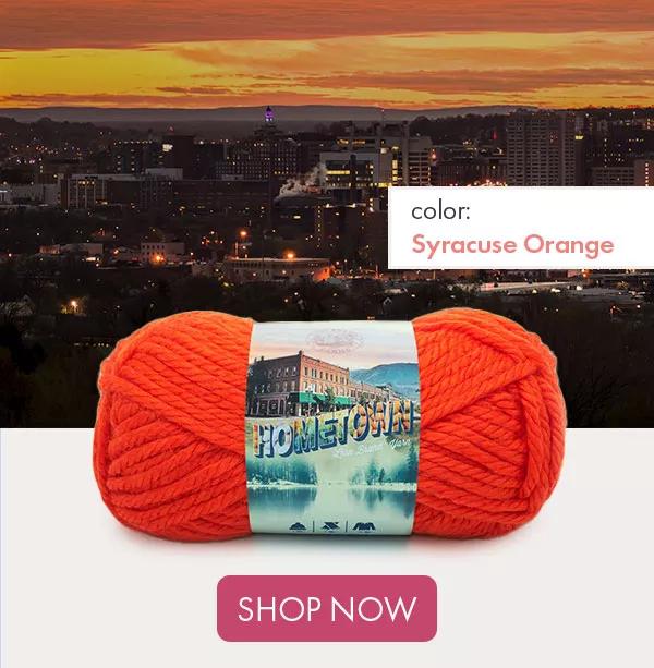 color: Syracuse Orange Hometown Yarn SHOP NOW