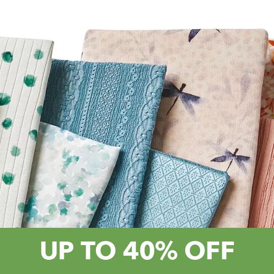Apparel Fabrics. Up to 40% off.