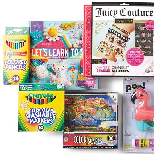 Entire Stock Kids Kits, Puzzles and Games and Crayola Art Supplies and Activity Kits