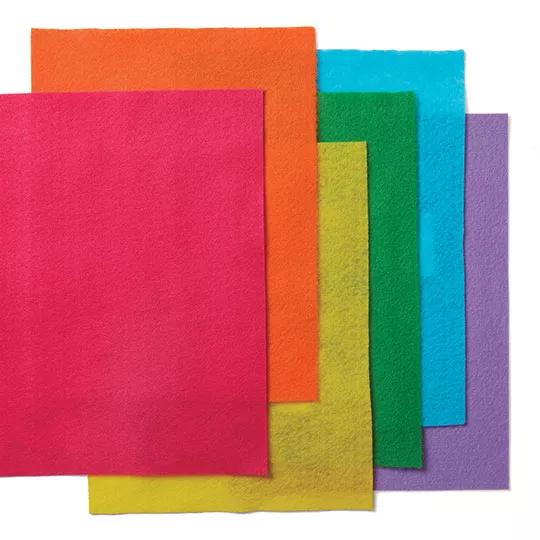 9 inch by 12 inch Solid Felt Squares.