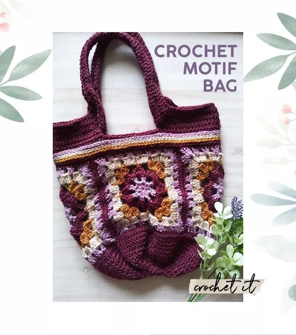 Crochet Motif Bag. Crochet it.